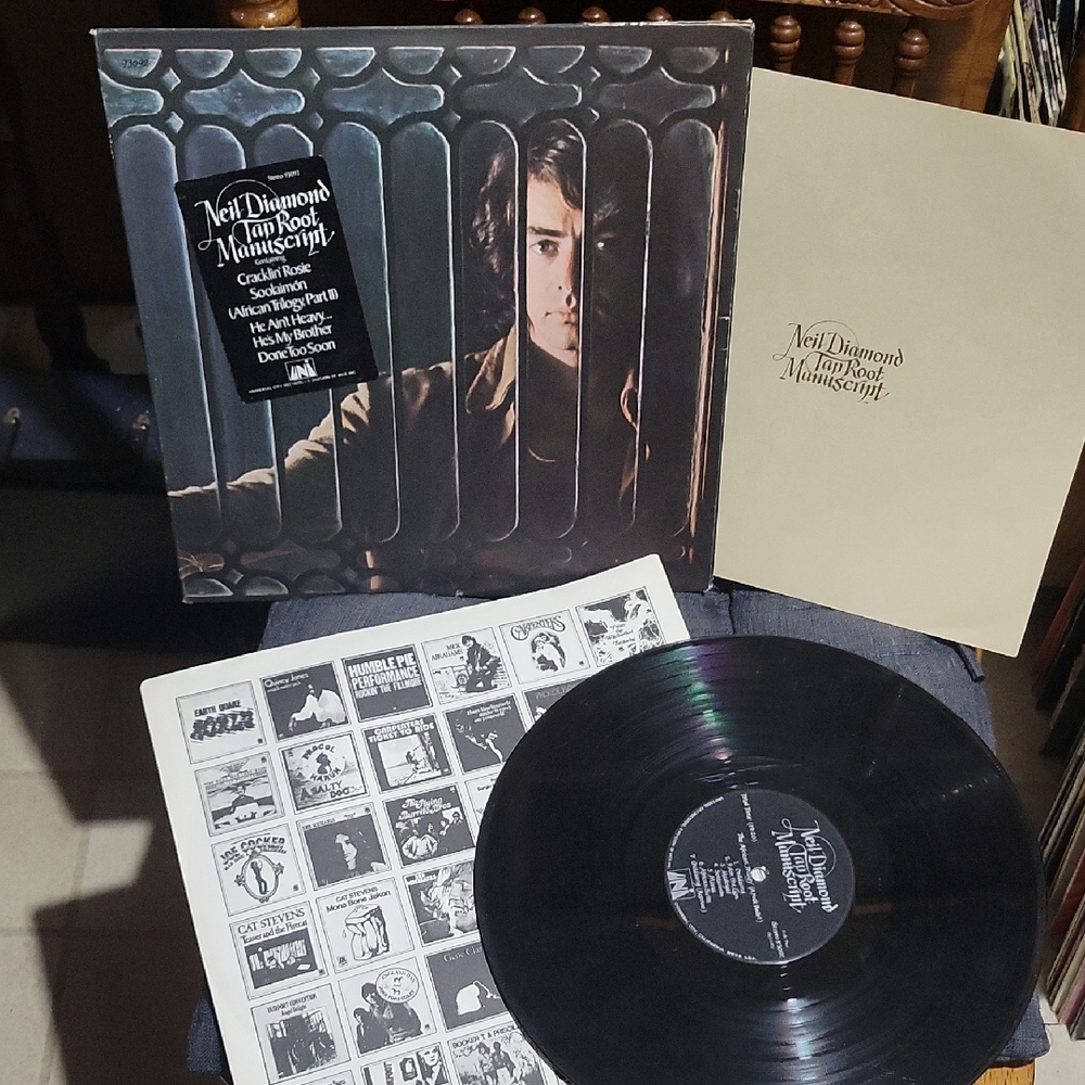 Neil Diamond~ Tap Root Manuscript~Vinyl Record Album